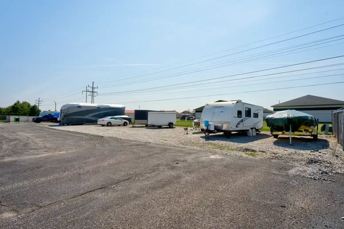Storage facility outdoor parking